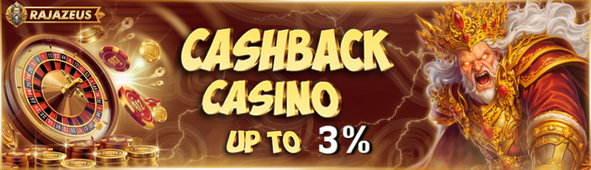 CASHBACK CASINO UP TO 3%
