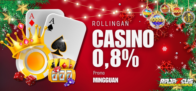 Komisi Casino 0.8%