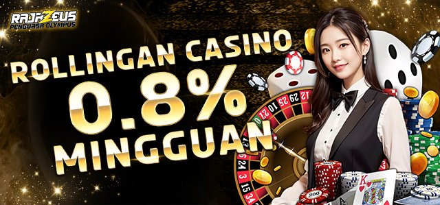 Rollingan Casino 0.8% Mingguan